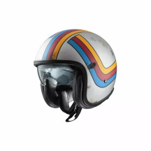 Casco Vintage Platinum Edition — XS, Plata, Brillo